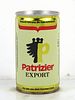 1977 Patrizier Export Beer 12oz Tab Top Can Nürnberg, Germany