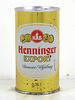 1973 Henninger Export Beer Can Frankfurt/Main Germany 12oz Tab Top Can , Germany