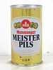 1973 Henninger Meister Pils Beer Can Frankfurt/Main Germany 12oz Tab Top Can , Germany