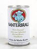1977 Kanterbrau Beer Can Homburg Germany 12oz Tab Top Can , Germany