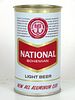 1965 National Bohemian Light Beer 12oz Flat Top Can T96-37 Baltimore, Maryland