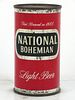 1962 National Bohemian Light Beer 12oz Flat Top Can 102-10 Baltimore, Maryland