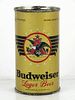 1948 Budweiser Lager Beer 12oz Flat Top Can OI-162 Saint Louis, Missouri