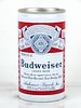 1970 Budweiser Lager Beer 12oz Tab Top Can T49-09v Newark, New Jersey