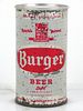 1960 Burger Beer 12oz Flat Top Can 46-21 Cincinnati, Ohio