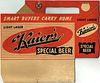 1949 Kaier's Special Beer Six Pack Bottle Carrier Six-pack Holder Philadelphia, Pennsylvania