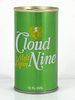 1977 Cloud Nine Malt Liquor 12oz Tab Top Can T55-22 Pittsburgh, Pennsylvania