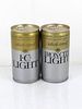 1977 Lot of 2 Iron City Light Beer Cans 12oz Pittsburgh, Pennsylvania