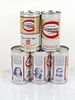 1976 Lot of 5 Gibbon's Beer Cans Incl. Presidents 12oz Wilkes-Barre, Pennsylvania