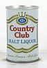 1974 Country Club Malt Liquor 8oz 7 to 8oz Can T28-24 San Antonio, Texas
