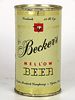 1958 Becker's Mellow 12oz Flat Top Can 35-32.4 Ogden, Utah