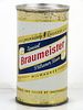 1960 Braumeister Pilsener Beer 12oz Flat Top Can 41-15 Milwaukee, Wisconsin