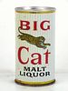 1970 Big Cat Malt Liquor 12oz Tab Top Can T39-32 Milwaukee, Wisconsin