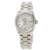 Rolex 179166G Datejust 10P Diamond Watch Platinum / PT Ladies ROLEX