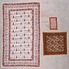Lot of 3 Persian Block Print Textiles