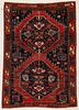 Antique Kazak Rug: 4' x 6' (122 x 183 cm)