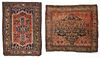 2 Small Antique West Persian Rugs