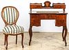 Continental Louis Philippe Style Desk and Chair