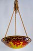Ceiling Lamp Leverre Francais 'Orange'