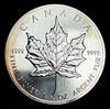 2004 Canda $5 Maple Leaf 1 ozt .9999 Silver