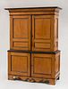 RARE ANGLO-INDIAN SATINWOOD AND EBONY CABINET