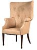 George III Style Upholstered Easy Chair