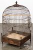 Victorian wire birdcage