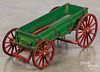 Painted toy wagon, ca. 1900