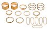 18k and 14k Yellow Gold Ring Assortment