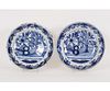 PAIR EARLY DELFT CHARGERS