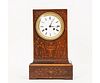 FRENCH MARQUETRY TABLE CLOCK