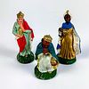 3pc Ceramic Nativity Figures, Three Kings of The Nativity