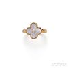 18kt Gold, Mother-of-pearl, and Diamond "Alhambra" Ring, Van Cleef & Arpels