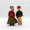 2pc Vintage Handmade Tribal Native Sister Dolls