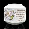 Mrs. Tiggy-Winkle Wedgwood Hexagon Porcelain Money Bank