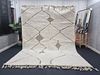 Beautiful Authentic Soft Engraved White Rug