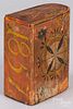 Scandinavian painted testament box, dated 1857