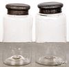 Pair of large apothecary store display jars