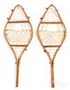 Pair of miniature snowshoes, mid 20th c.