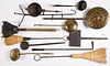 Group of hearth and cooking tools, 19th and 20th c