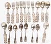 Norwegian 830 silver forks and spoons