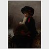 Marcus Stone (1840-1921): Lady with Cat