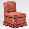 Modern Upholstered â€˜Givenchyâ€™ Slipper Chair with Tasseled Trim