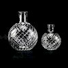 Grouping of Two (2) Baccarat Crystal "Cyclades" Flower Vases.