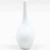 Small Chinese Incised White Glazed Porcelain Bottle Vase