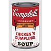 ANDY WARHOL, II.58: Campbell's Soup II, Chicken'nDumplings, Sello en la parte posterior Fill in your own signature, Serigrafía, 81x48cm
