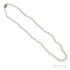 Art Deco Natural Pearl Necklace