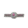 Antique Russian Fedor Lorie Diamond Ruby Brooch