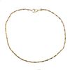 Antique 14k Rose Gold Fob Chain Necklace