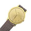 Vintage Omega 18k Gold Manual Wind Watch 